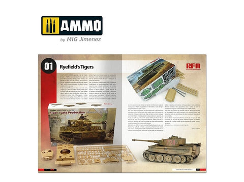 AMMO MIG „Tigers“: Tiger I Ryefield tankų modelių vadovas (EN)