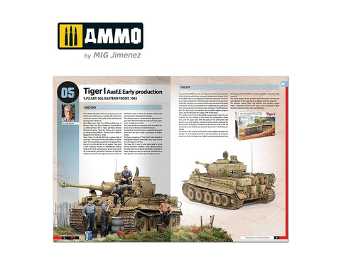 AMMO MIG „Tigers“: Tiger I Ryefield tankų modelių vadovas (EN)