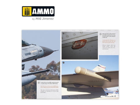 AMMO MIG F-16 Fighting Falcon/Viper vizualinis gidas knyga, daugiakalbė 6029
