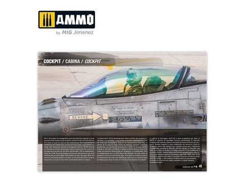 AMMO MIG F-16 Fighting Falcon/Viper vizualinis gidas knyga, daugiakalbė 6029