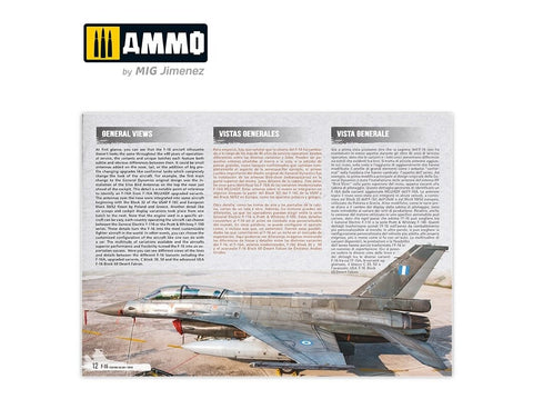 AMMO MIG F-16 Fighting Falcon/Viper vizualinis gidas knyga, daugiakalbė 6029