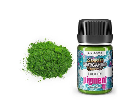 AMMO MIG Pigmentas Lime Green 35 ml – laimo žalia (3053)