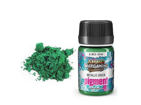 AMMO MIG pigmentas Metallic Green 35 ml – metalinė žalia (3048)