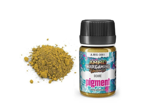 AMMO MIG pigmentas Ochra 35 ml 3061 – dioramoms ir miniatiūroms
