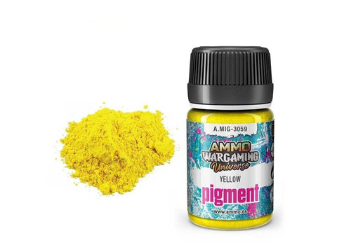 AMMO MIG Geltonas pigmentas 35 ml (3059) – miniatiūroms, miesto efektams