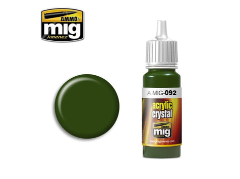 AMMO MIG akriliniai dažai Crystal Green 17 ml (A.MIG-0092)