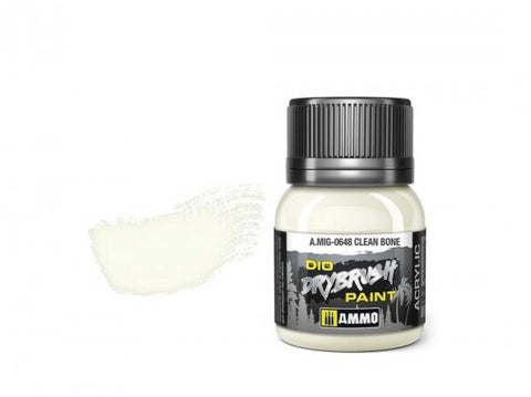 AMMO MIG DRYBRUSH sendinimo dažai Clean Bone 40 ml (A.MIG-0648)