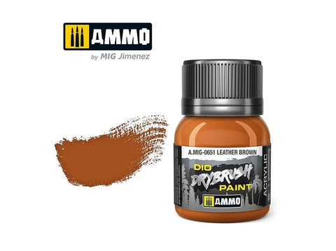 AMMO by MIG DRYBRUSH sendinimo dažai Odos ruda 40 ml (0651)