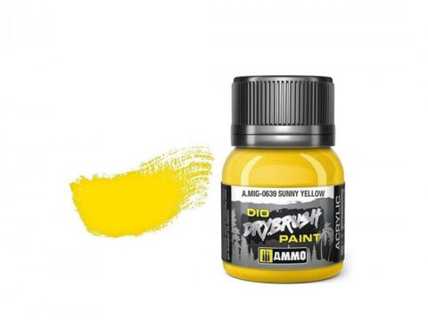 AMMO MIG DRYBRUSH sendinimo dažai Sunny Yellow 40 ml (0639)
