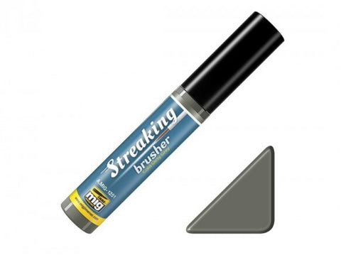 AMMO MIG STREAKINGBRUSHER Cold Dirty Grey 1251 – sendinimo dryžėms