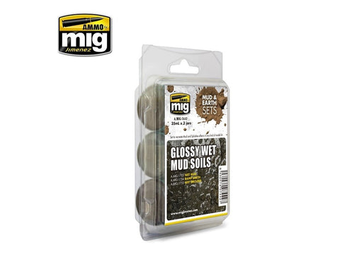 AMMO sendinimo rinkinys Glossy Wet Mud Soils – šlapias purvas, 7442