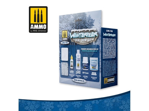 „Winterizer“ sniego efektų rinkinys dioramoms ir modeliams – purus, šlapias sniegas