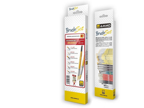 AMMO Beginners Set teptukų rinkinys pradedantiesiems, 6 vnt., 7822