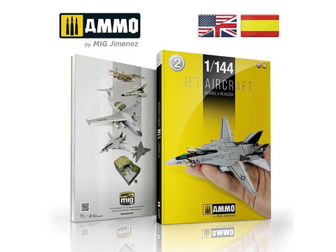 AMMO by Mig Jimenez: Reaktyviniai lėktuvai 1/144 – daugiakalbis žurnalas (6147)