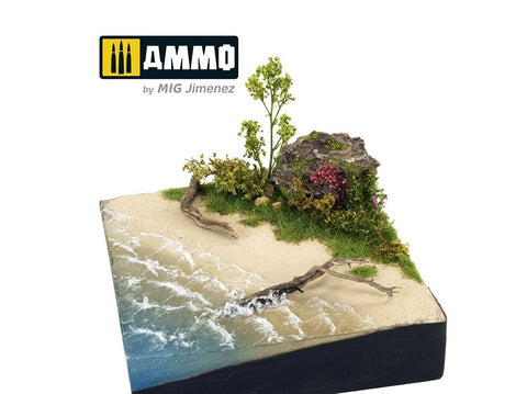 AMMO MIG Terraform akrilinė paplūdimio smėlio tekstūra dioramoms, 100 ml