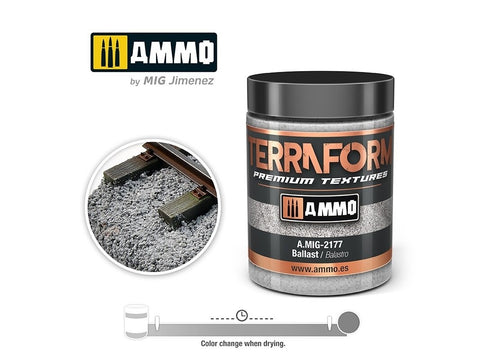 AMMO MIG Terraform akrilinis balastas dioramoms, 100 ml