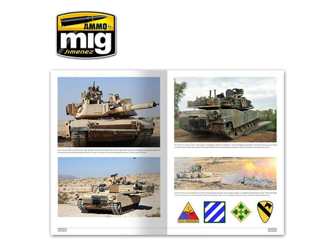 AMMO MIG M1A2 SEP Abrams tanko fotoalbumas ir dažymo gidas (EN)