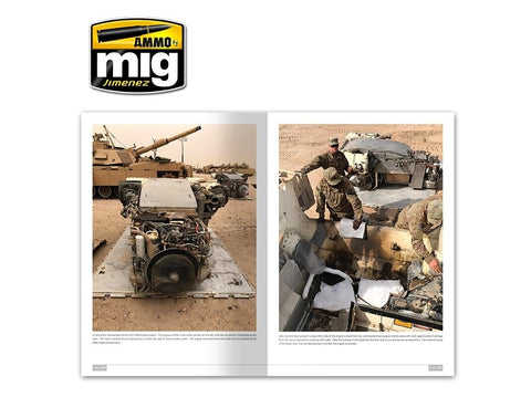 AMMO MIG M1A2 SEP Abrams tanko fotoalbumas ir dažymo gidas (EN)
