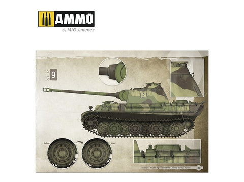 AMMO MIG Iliustruotas vadovas vėlyvojo WWII vokiečių kamufliažai (EN/ES) 6015