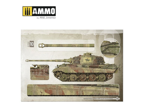 AMMO MIG Iliustruotas vadovas vėlyvojo WWII vokiečių kamufliažai (EN/ES) 6015