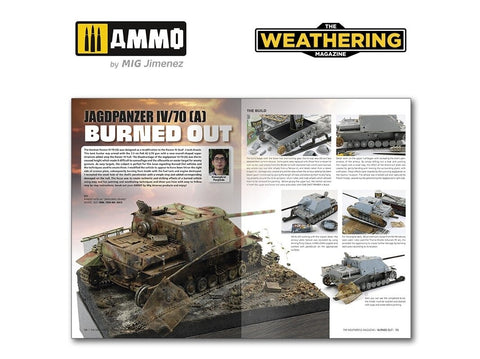AMMO MIG The Weathering Magazine Nr. 33 Burned Out žurnalas (anglų k.)