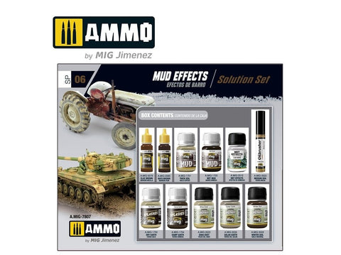 AMMO MIG Mud Effects sendinimo rinkinys 7807 – purvo ir žemių efektai