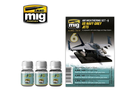 AMMO MIG sendinimo rinkinys US Navy pilkiems reaktyviniams lėktuvams