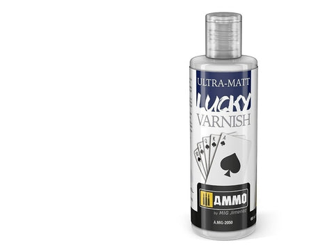 AMMO MIG ULTRA-MATT Lucky Varnish akrilinis lakas, ypač matinis, 60 ml