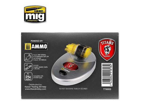 Titans Hobby dažų maišytuvas TTH003, AC/AA, visiems buteliukams