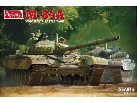 M-84A Jugoslavijos tankas 1/35 plastikinis surenkamas modelis