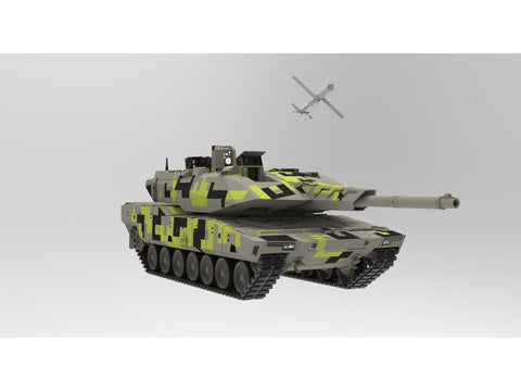 KF51 Panther 4 kartos tanko 1/35 plastikinis surenkamas modelis