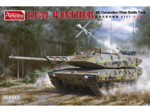 KF51 Panther 4 kartos tanko 1/35 plastikinis surenkamas modelis