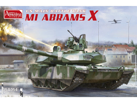 M1 Abrams X tanko prototipas 1/35 plastikinis modelis Amusing Hobby
