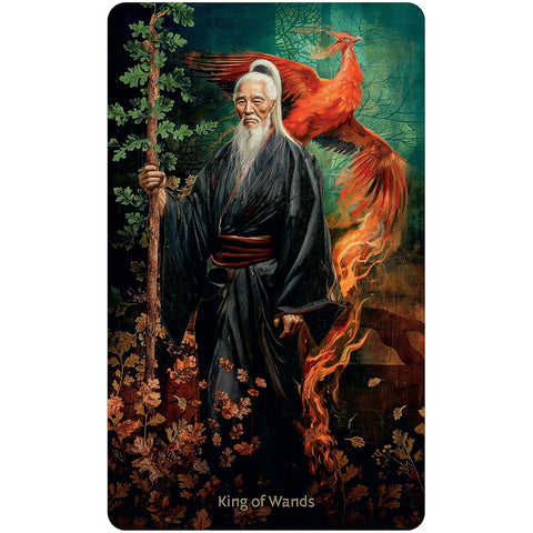 W.I.T.C.H. Tarot kortos su paauksuotais kraštais, vadovu ir maišeliu