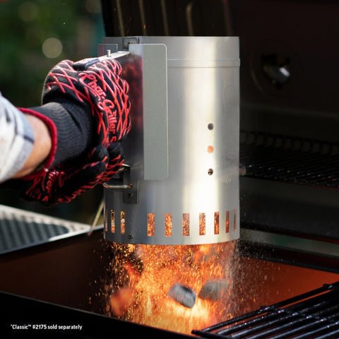 Anglių įkūrimo kaminėlis su Easy Dump – greitam BBQ griliui