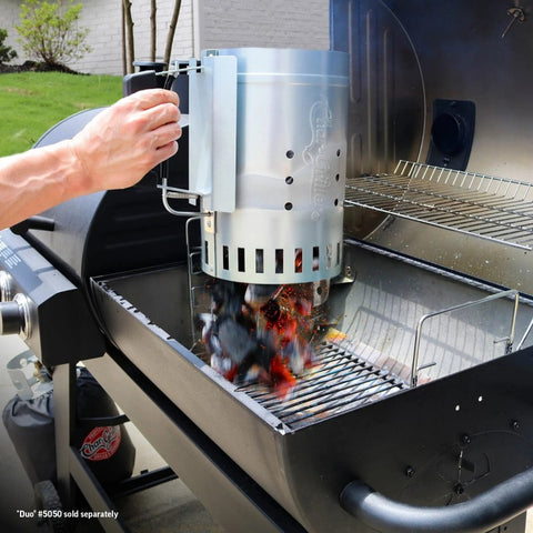 Anglių įkūrimo kaminėlis su Easy Dump – greitam BBQ griliui