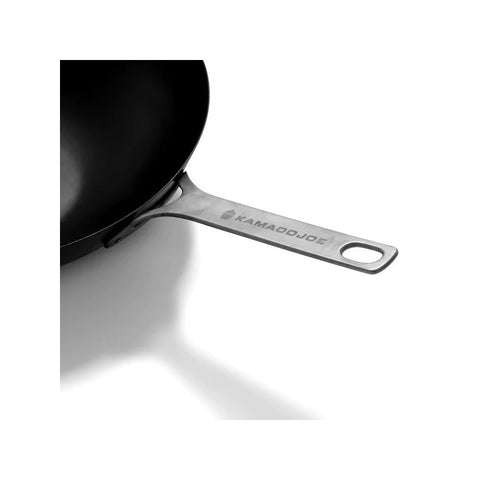 Kamado Joe 40 cm anglies plieno Wok keptuvė su nerūdijančio plieno rankenomis