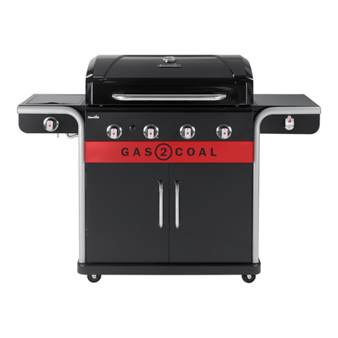 Anglinė-dujinė hibridinė kepsninė Char-Broil Gas2Coal, 4 degikliai