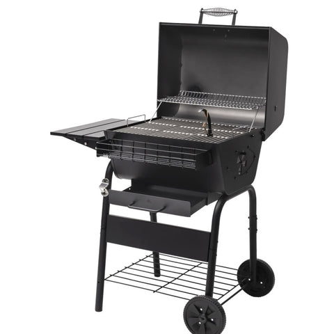 Anglinis grilis Char-Broil Charcoal M su termometru ir ketaus grotelėmis