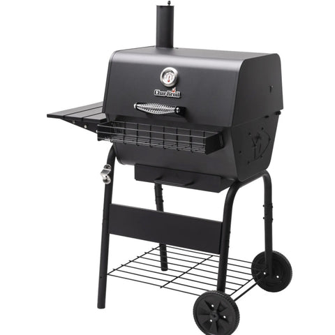 Anglinis grilis Char-Broil Charcoal M su termometru ir ketaus grotelėmis