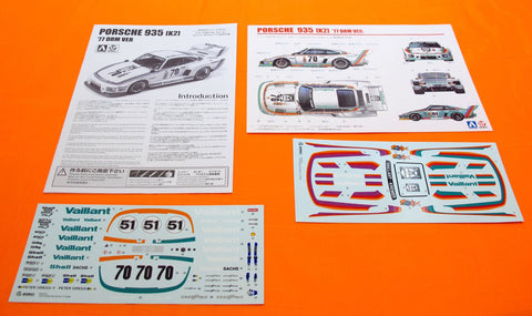 Beemax Porsche 935 K2 1977 DRM, 1/24 plastikinis surinkimo rinkinys