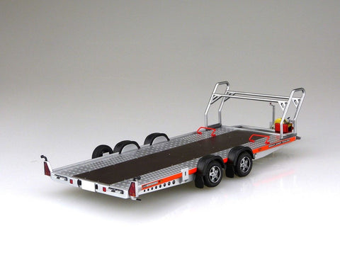 Aoshima Brian James A4 autovežis priekaba, 1/24 plastikinis modelis