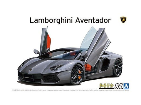Aoshima Lamborghini Aventador LP700-4 (2011) 1/24 plastikinis rinkinys