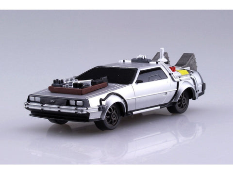 Aoshima DeLorean DMC-12 Atgal į ateitį III 1:43 plastikinis rinkinys