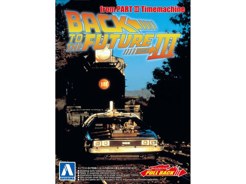 Aoshima DeLorean DMC-12 Atgal į ateitį III 1:43 plastikinis rinkinys