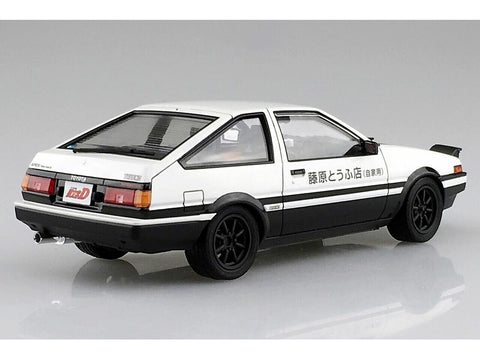 Aoshima Initial D AE86 Trueno Fujiwara Takumi 1/24 surenkamas modelis Vol.37