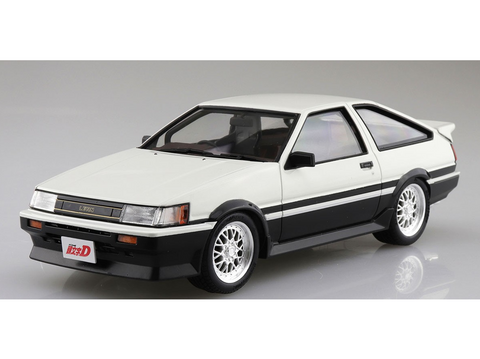 Aoshima Initial D AE86 Levin Wataru Akiyama 1/24 surenkamas modelis