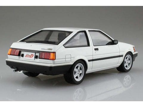 Aoshima Initial D Toyota AE85 Levin Takeuchi versija 1/24 modelio rinkinys