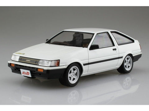 Aoshima Initial D Toyota AE85 Levin Takeuchi versija 1/24 modelio rinkinys