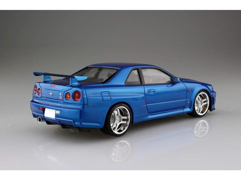 Aoshima Initial D Nissan Skyline GT-R R34 1/24 plastikinis modelis